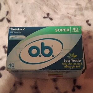 o.b. Super Tampons 40 Count
